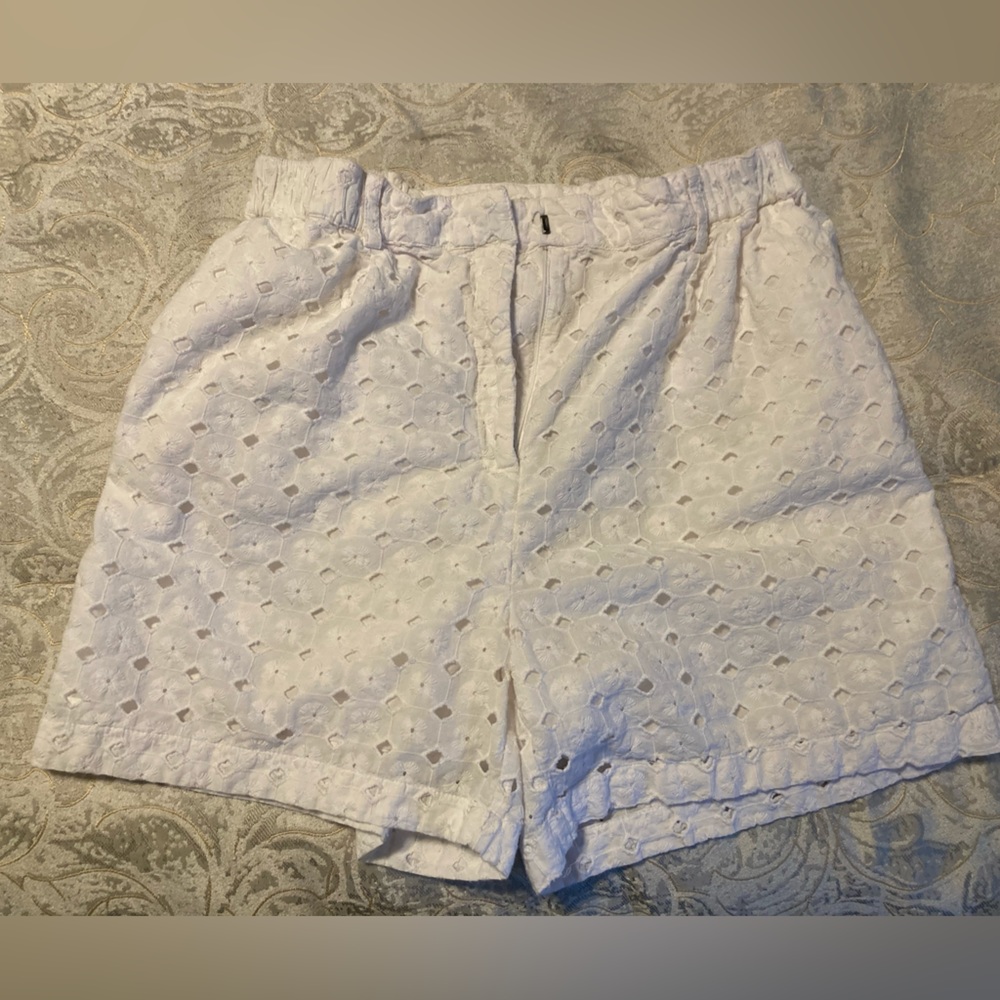 Nordstrom White Eyelet shorts